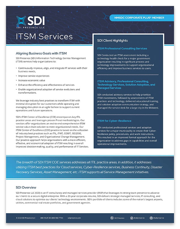 ITSM Services